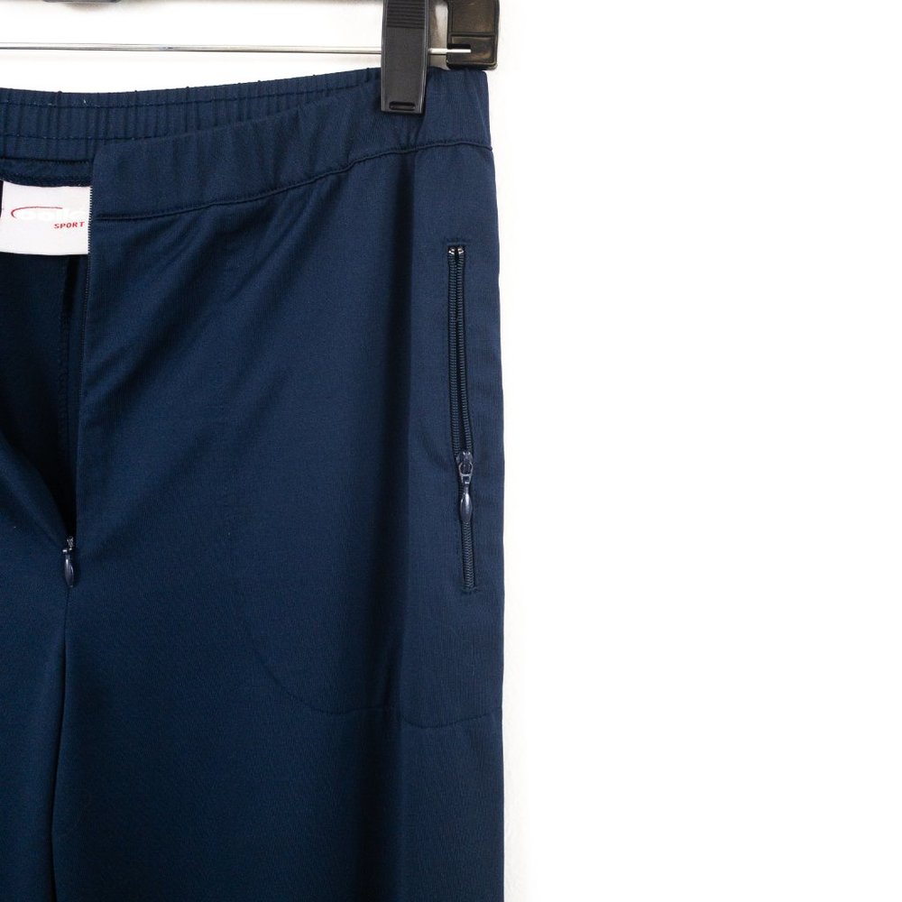 REI Gym Pants M Stretchy Highrise Track Pants Joggers Blue - Picture 5 of 15